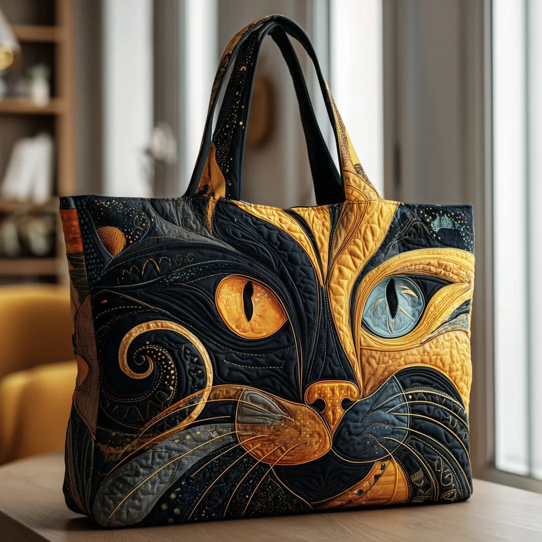 Handgemachte Tasche | Geheimnisvolle Katze
