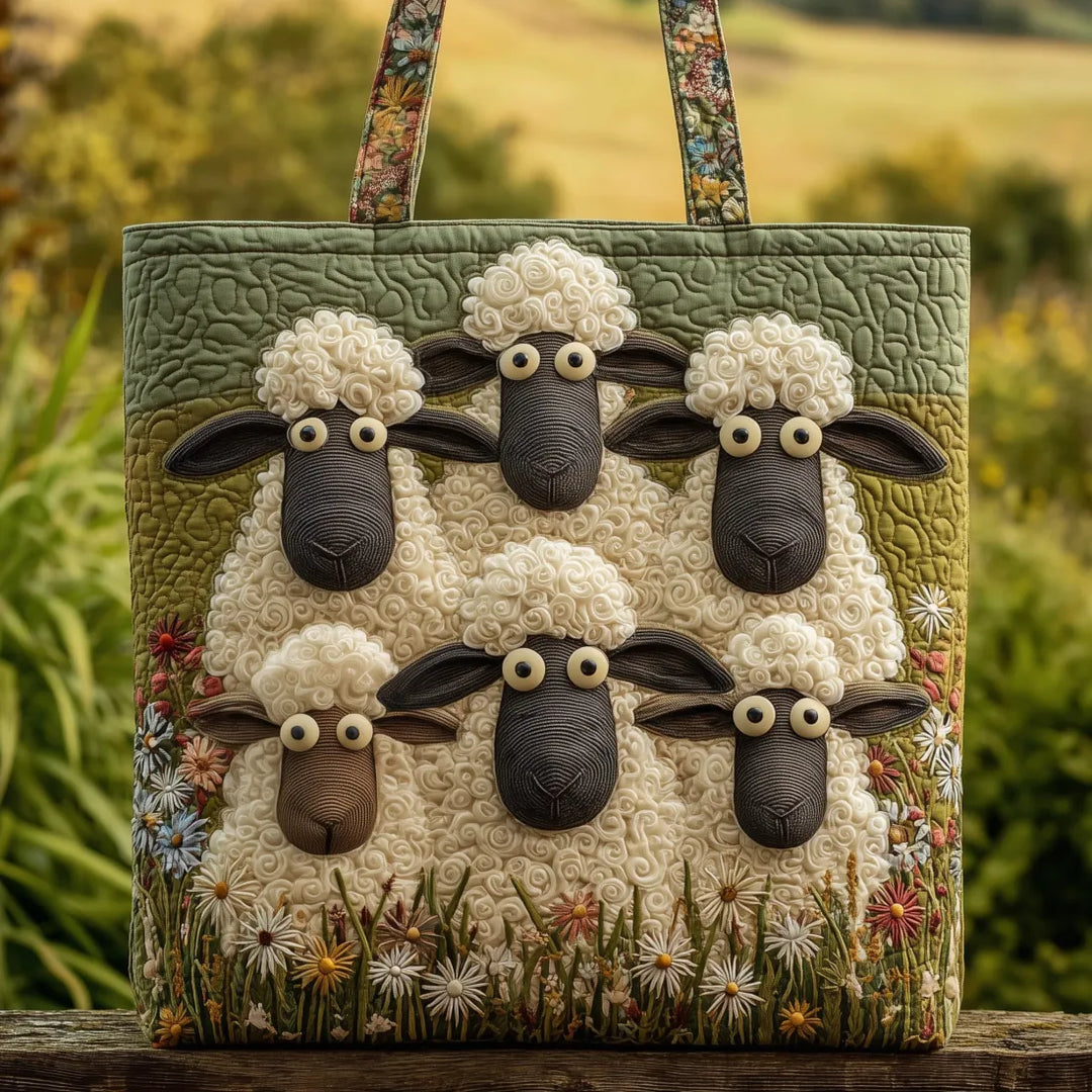 Artisan Tasche - Fünf Schafe