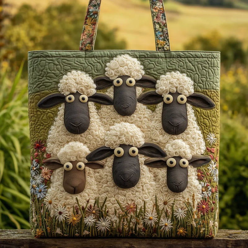 Artisan Tasche - Fünf Schafe