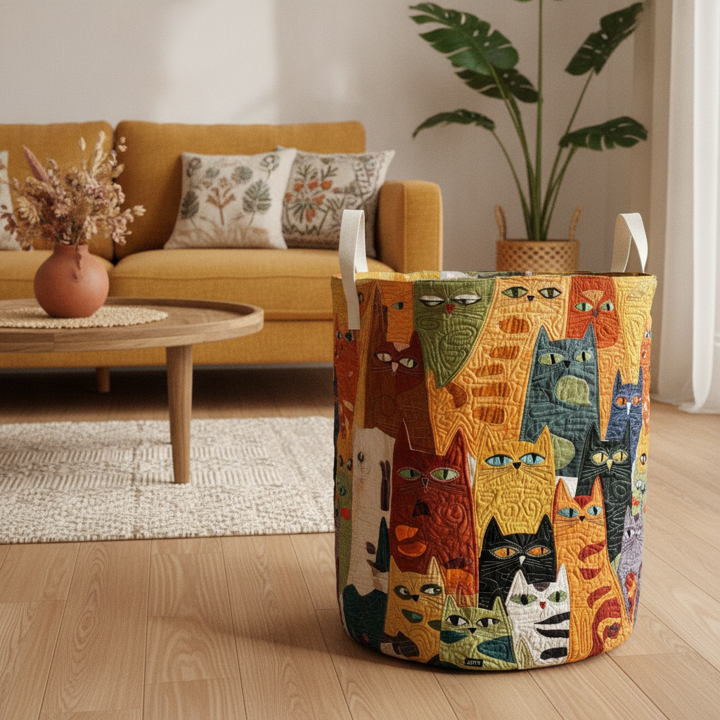 Purrfect Posse Wäschekorb