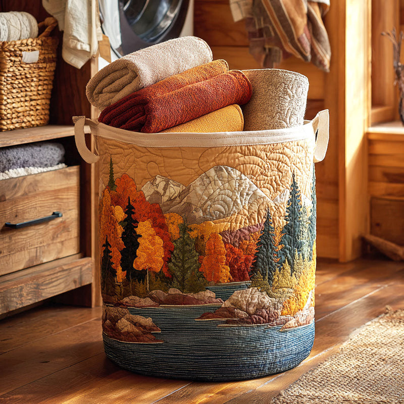 Wäschekorb Herbstfluss