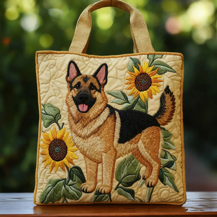 Artisan Tasche - Deutscher Schäferhund Floral