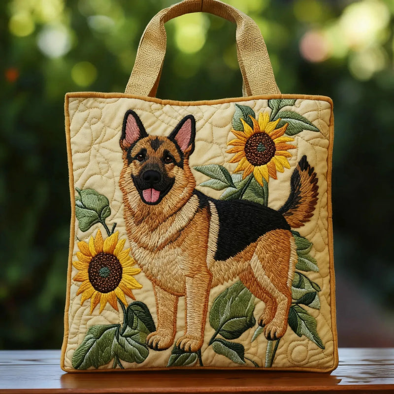 Artisan Tasche - Deutscher Schäferhund Floral