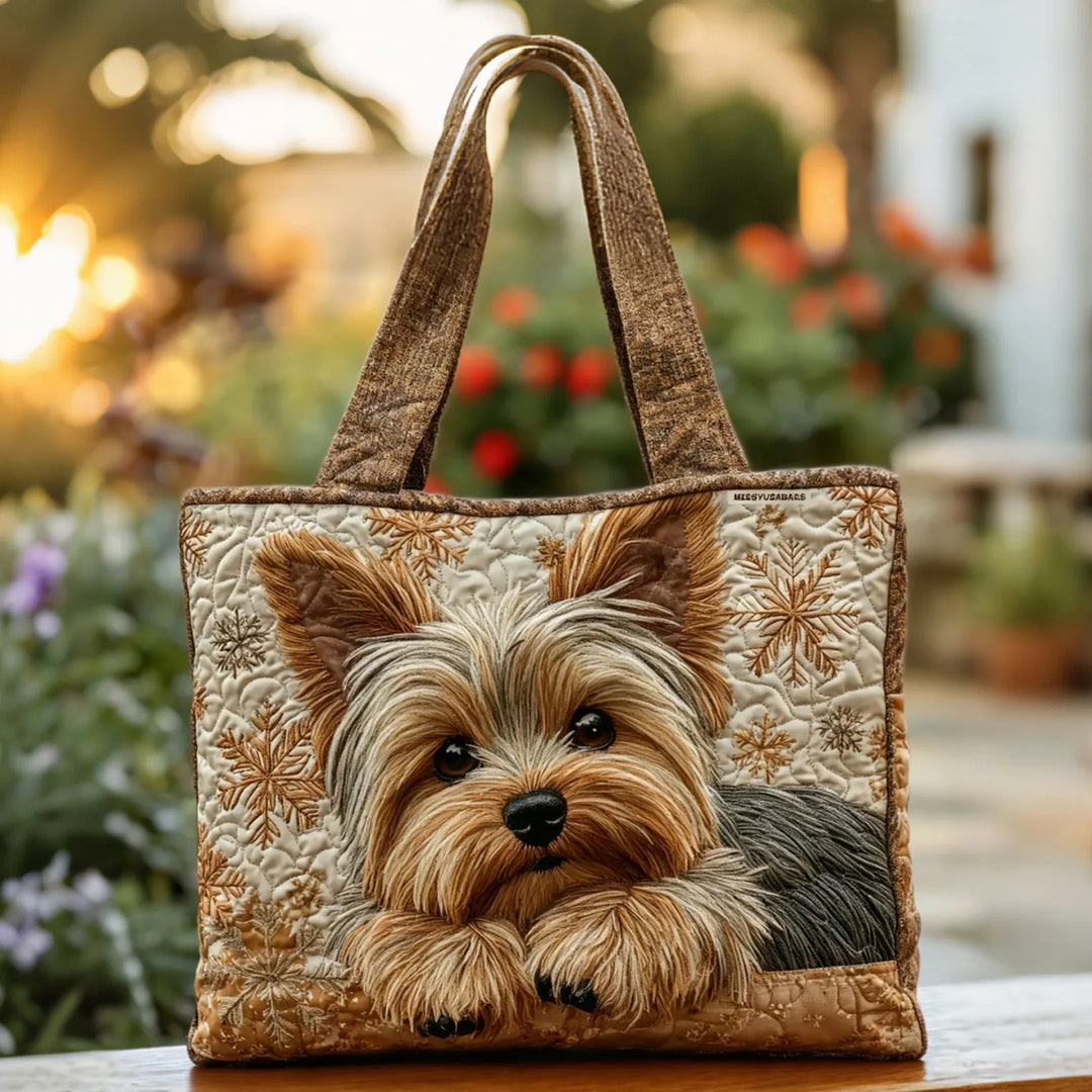 Handgefertigte Tasche - Niedliches Yorkshire