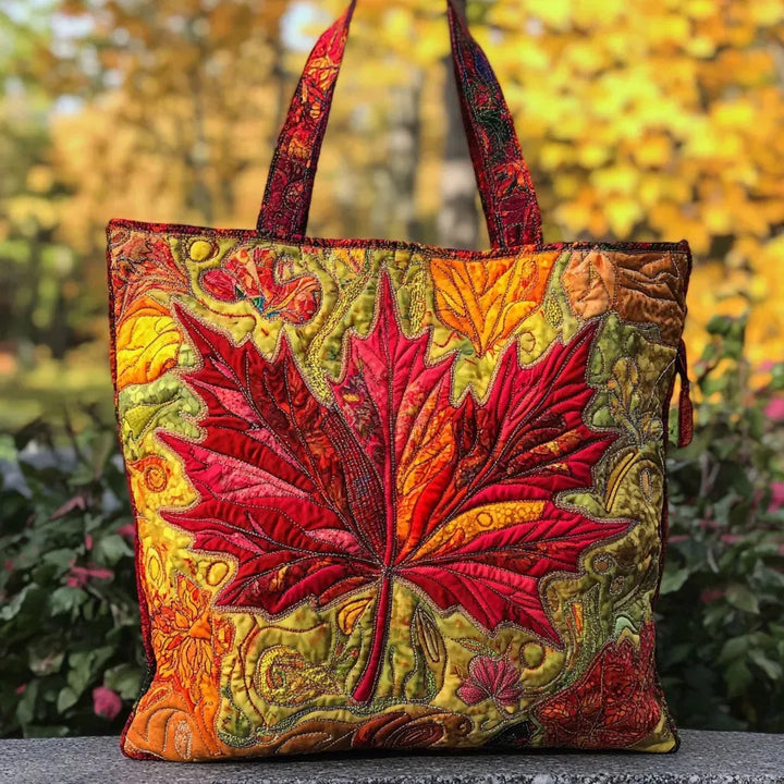 Vintage-Handtasche „Ahornblatt“ — Herbst