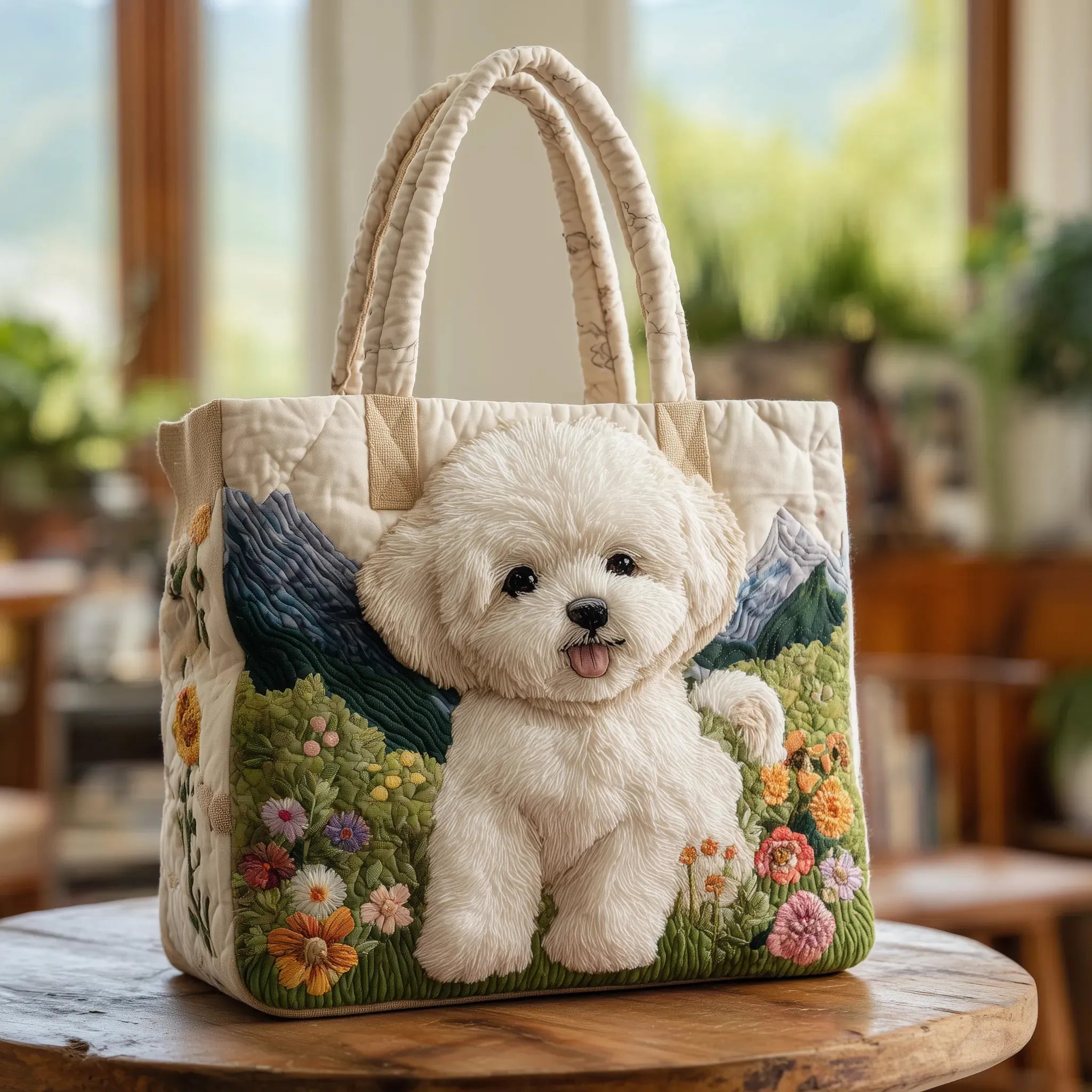 Gepolsterte Artisan-Tasche - Verzauberte Hunde