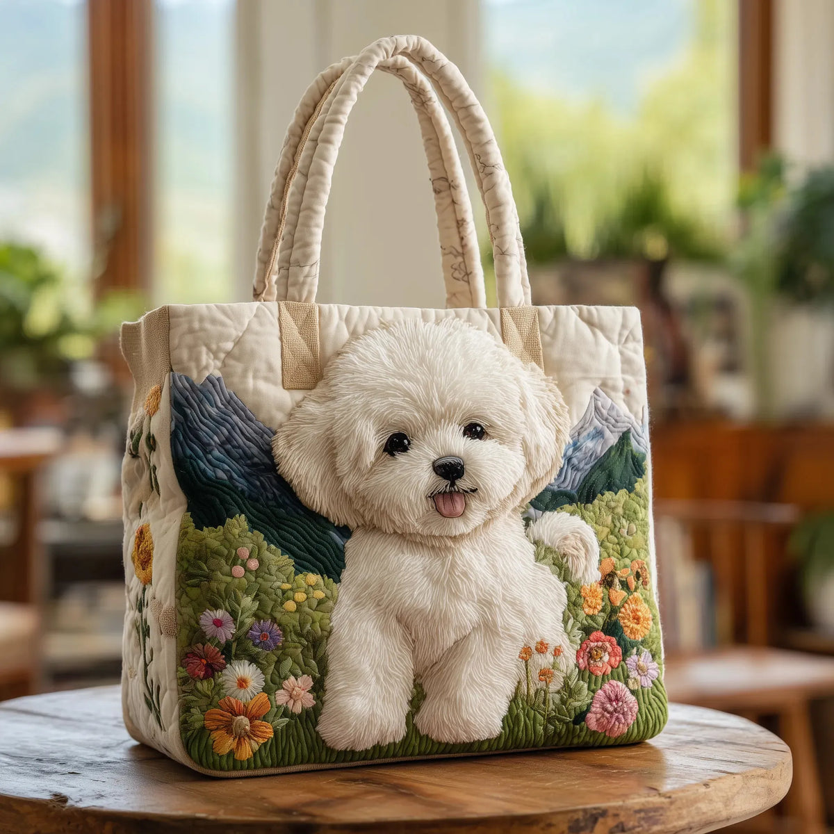 Gepolsterte Artisan-Tasche - Verzauberte Hunde