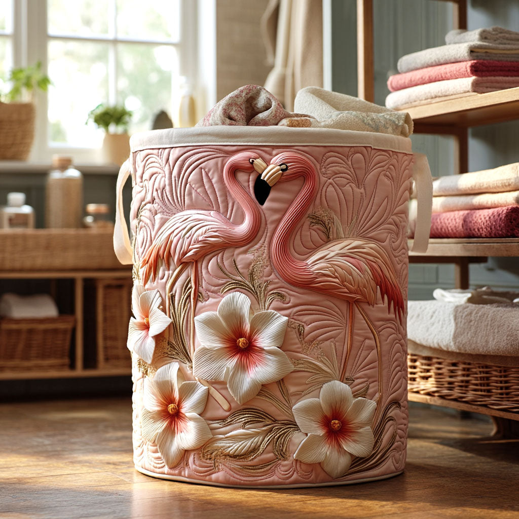 Bloom Flamingo Wäschekorb