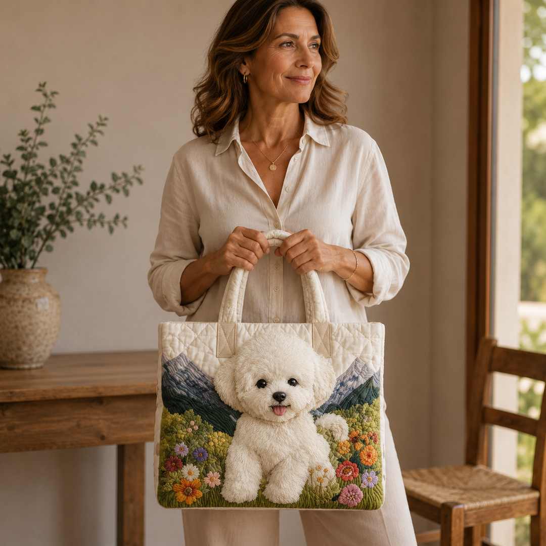 Handgemachte Tasche | Charmanter Hund