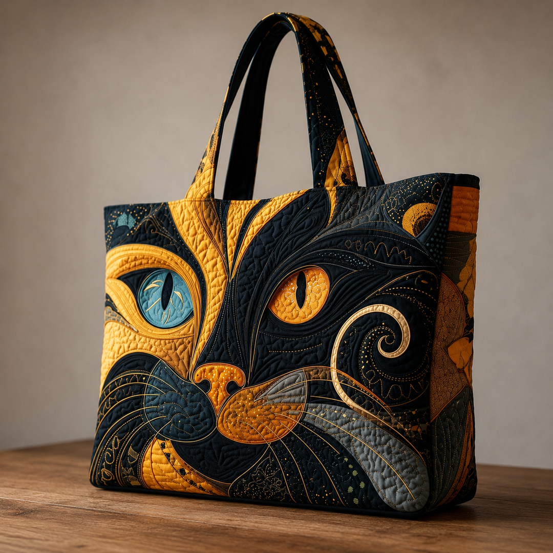 Handgemachte Tasche | Geheimnisvolle Katze