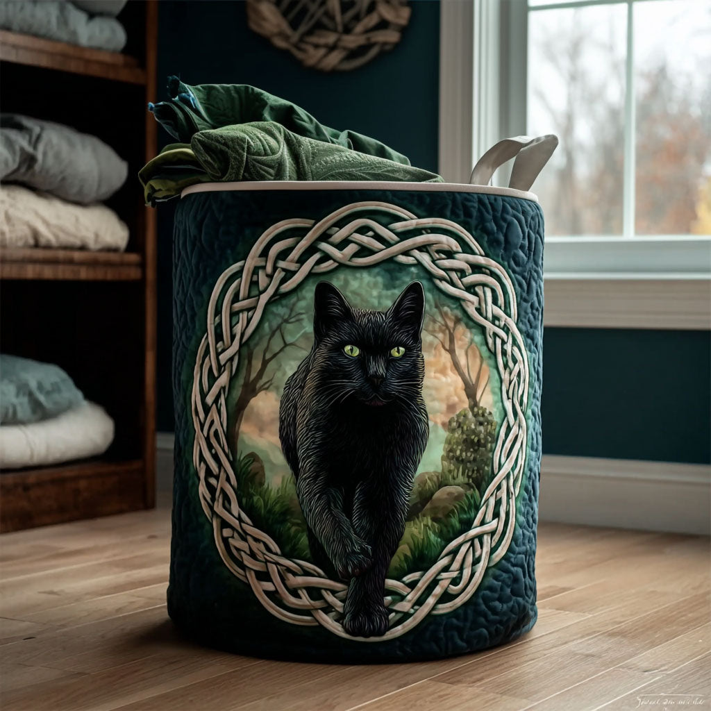 Keltischer Schatten Katzen Wäschekorb