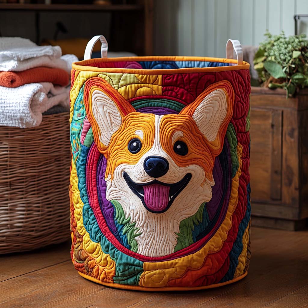 Corgi Farben Wäschekorb