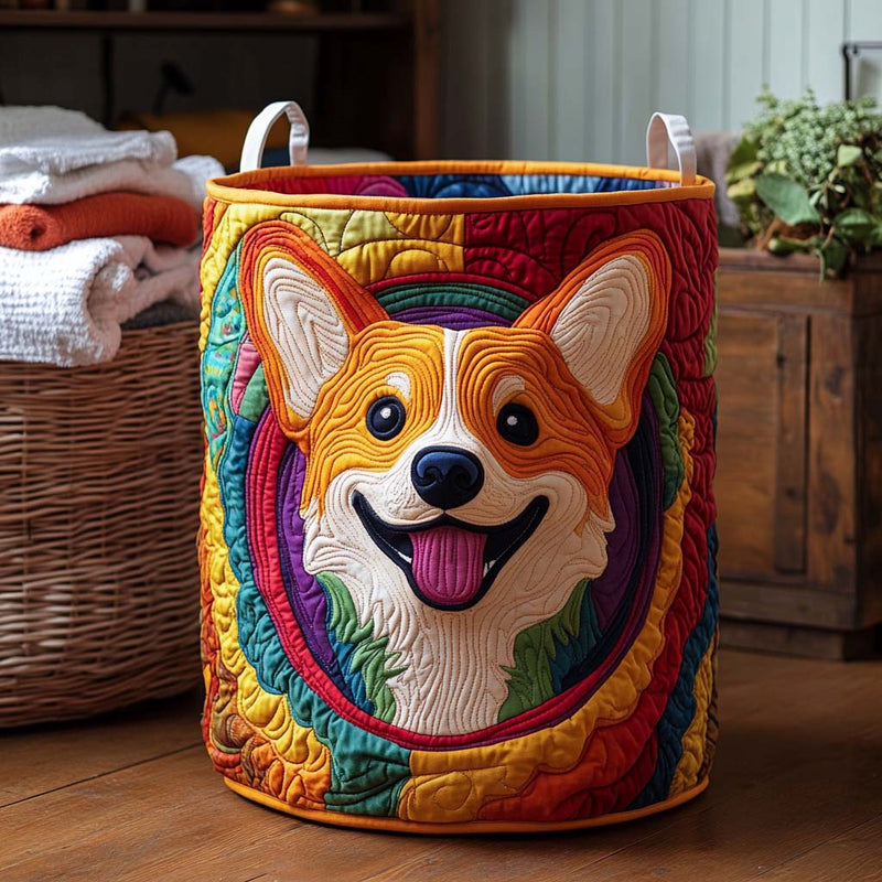 Corgi Farben Wäschekorb