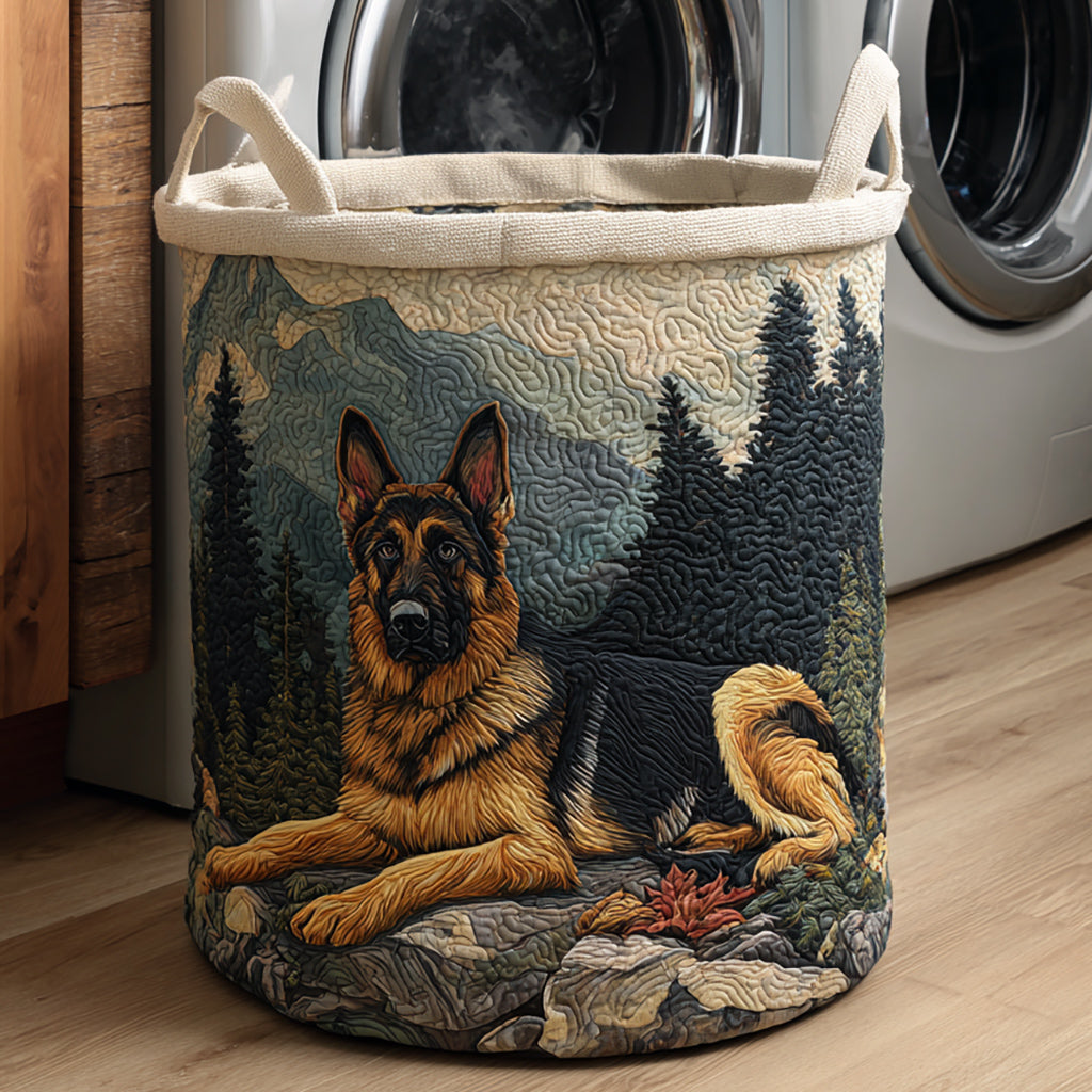 Deutscher Schäferhund Berg Wäschekorb
