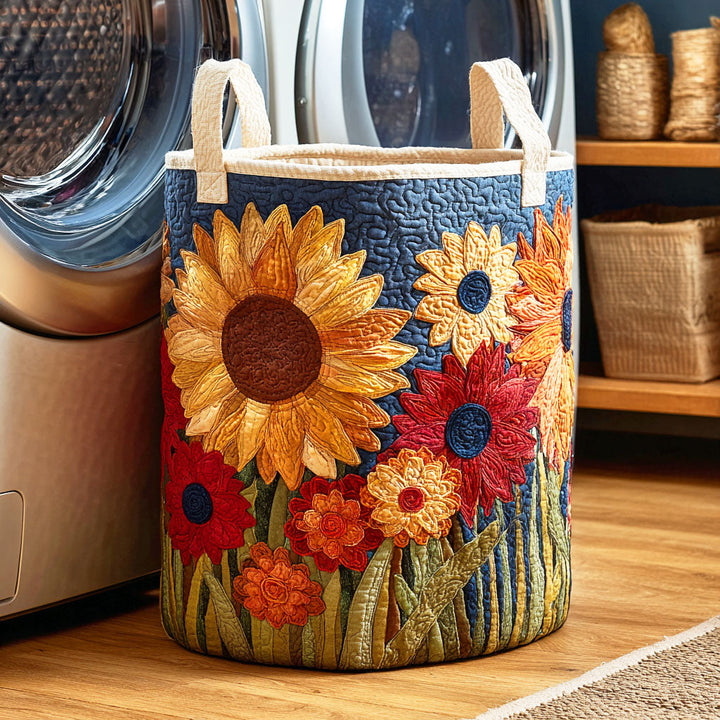 Sonnenblumen Wäschekorb NCU0QN042