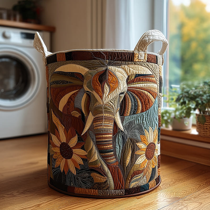 Mystischer Elefant Wäschekorb