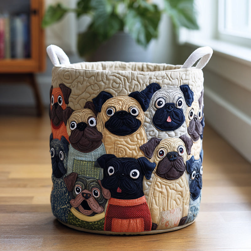 Pug Spirit Wäschekorb