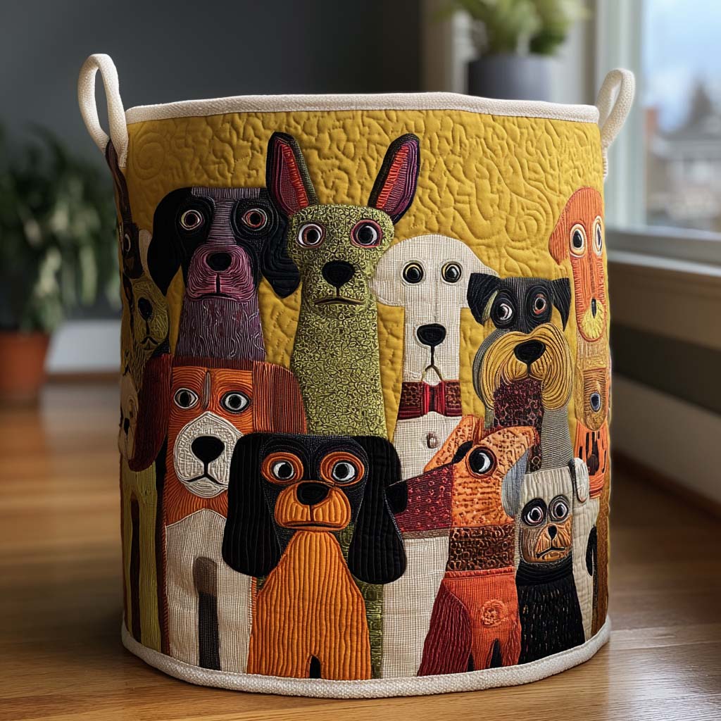 Whimsy Woofs Wäschekorb