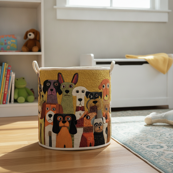 Whimsy Woofs Wäschekorb