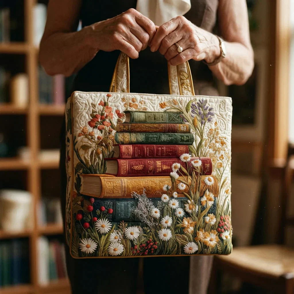 Gepolsterte Artisan-Tasche - Blumenmuster