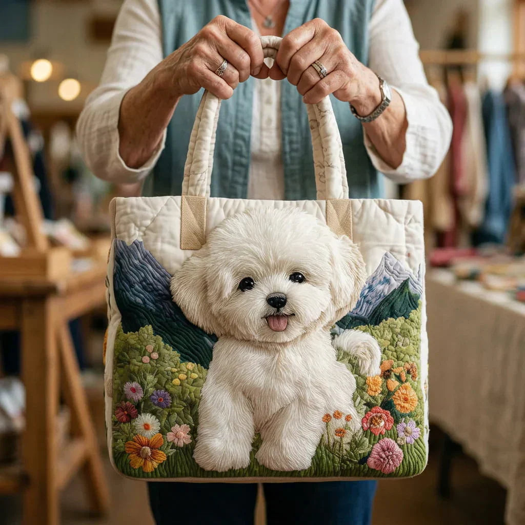 Gepolsterte Artisan-Tasche - Verzauberte Hunde