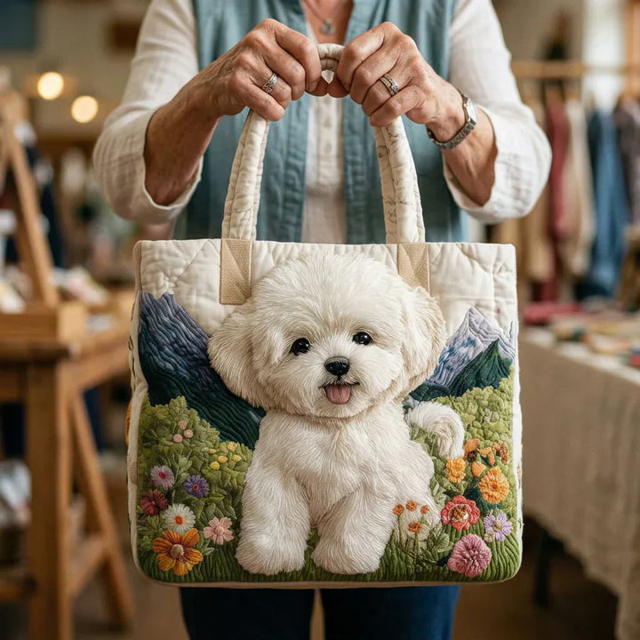 Gepolsterte Artisan-Tasche - Verzauberte Hunde