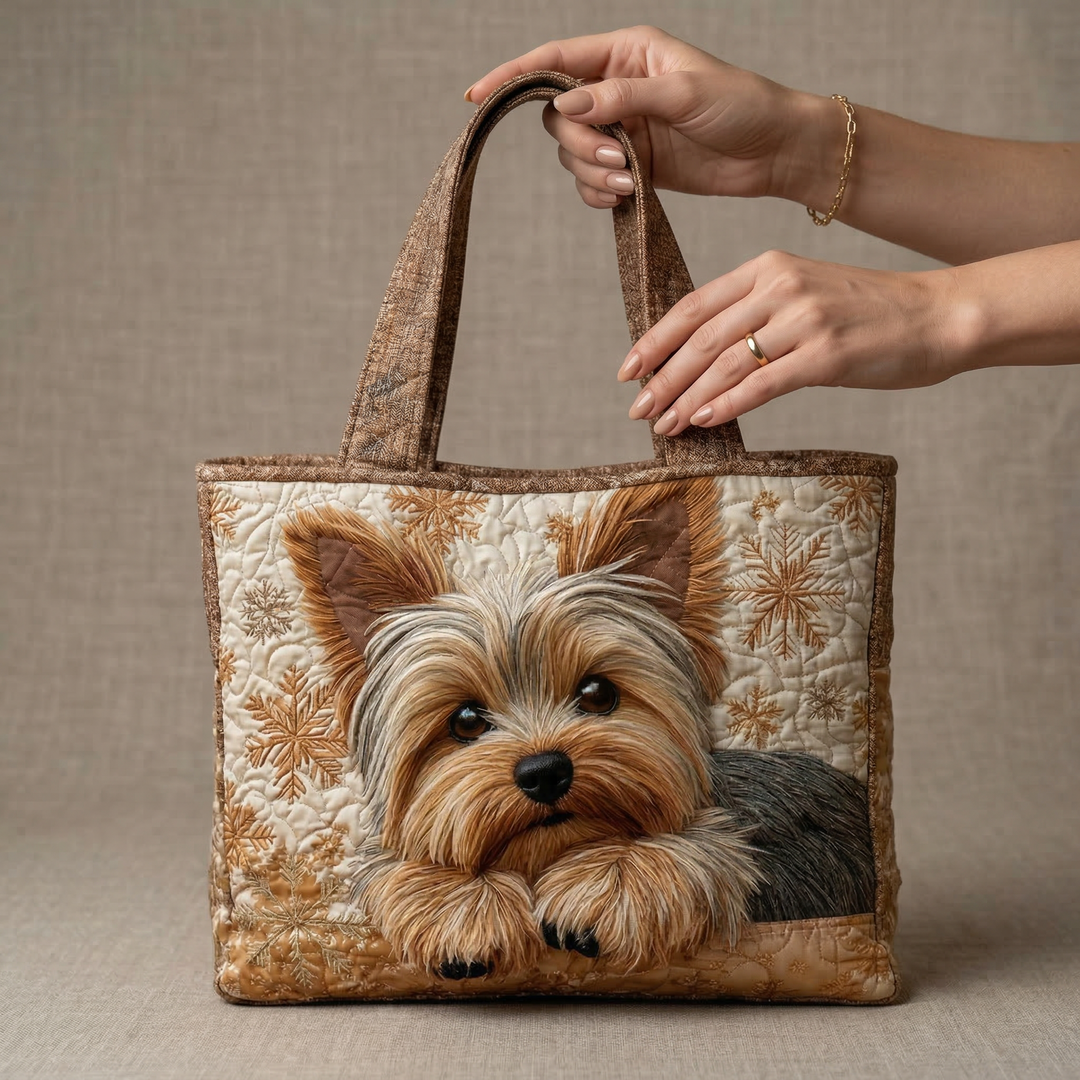 Handgefertigte Tasche - Niedliches Yorkshire